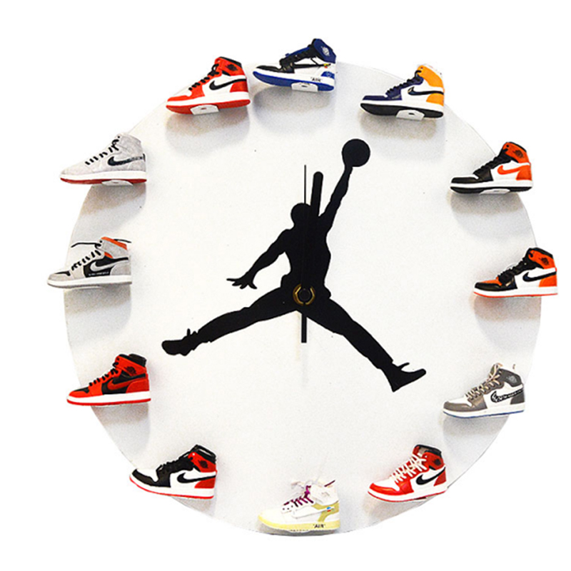 jordan sneaker clock