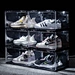 shoe display case with lights