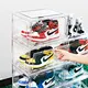 High transparent clear shoe box stackable