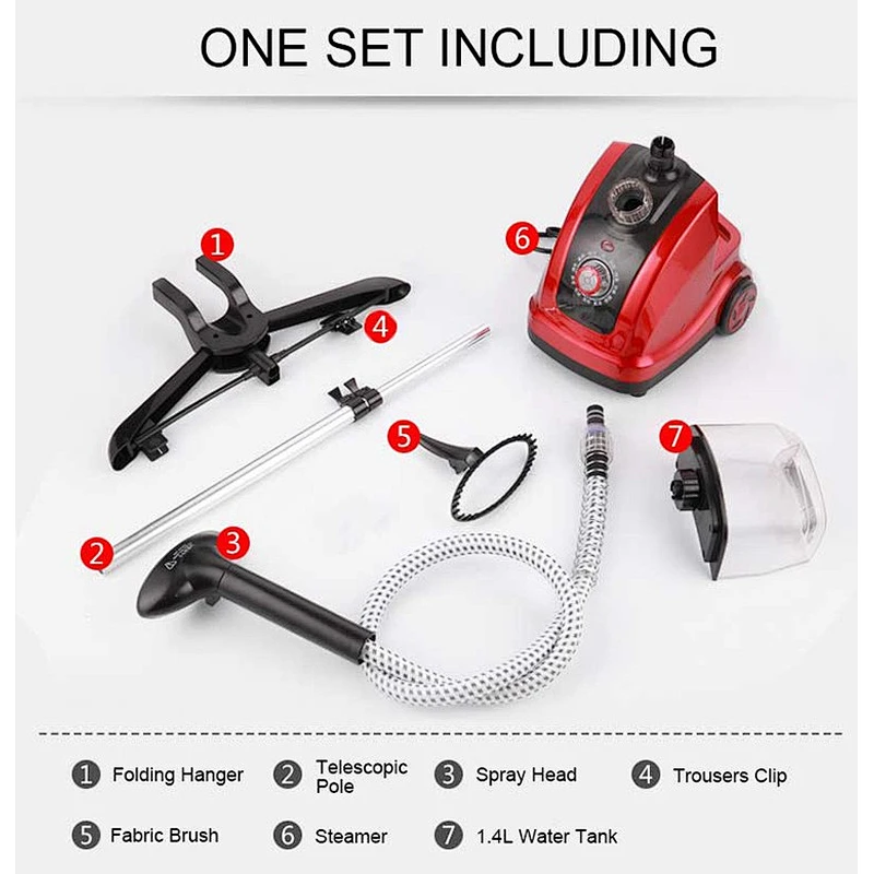 Standing Cleaning Coat Jacket Clean Garment Steamer Electric Standing Clothes Garment Steamer