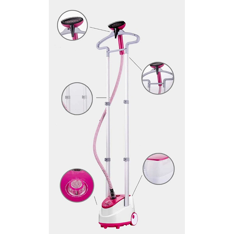 High Pressure Vertical Curtain Pole Hand Portable Garment Steamer for Clothes