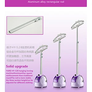 New Launched 110V Electric Home Garment Clothes Fabric Single Flat Pole Garment Steamer With Clothes Hanger