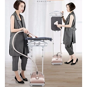 1800W 2.4L Big Water Tank Spray Color Double Poles Vertical 220V Garment Steamer With Ironing Board