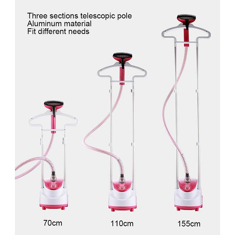 The Fine Quality New 1800w Vertical Price Double Poles Steam Iron Garment Steamer