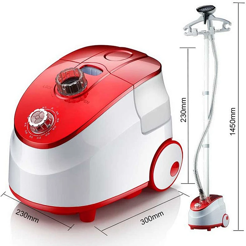 Wholesale Adjustable Electric Vertical Steam Iron 1.8l Water Tank Hanging Ironing Machine Garment Steamer Iron for Clothes