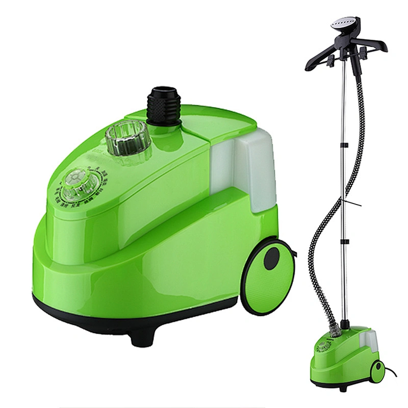 Guaranteed Quality New Design Single Round Pole ABS 1.7L Garment Steamer