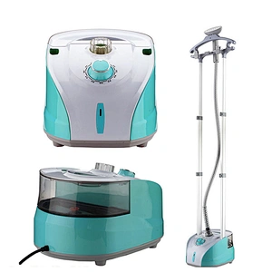 New Style Double Poles Fast Heat Hanging Clothing Standing Electric Vertical Garment Clothing Steamer