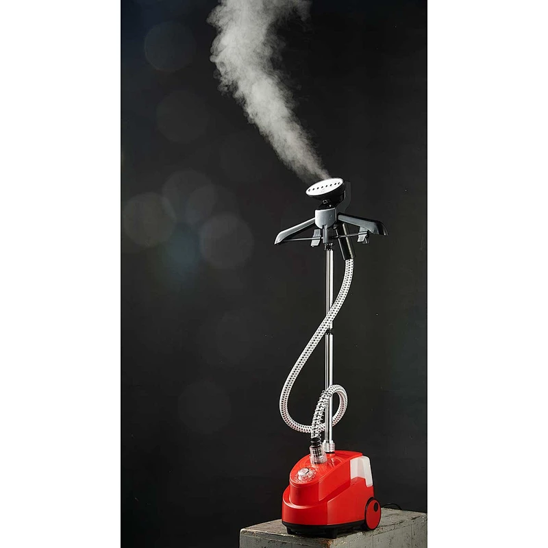 Guaranteed Quality New Design Single Round Pole ABS 1.7L Garment Steamer