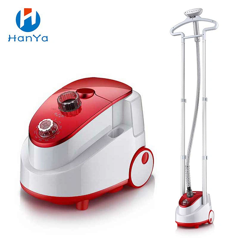 Fast Heating Three Sections Vertical Iron Stand Industrial Fabric Automatic High Pressure Standing Garment Steamer