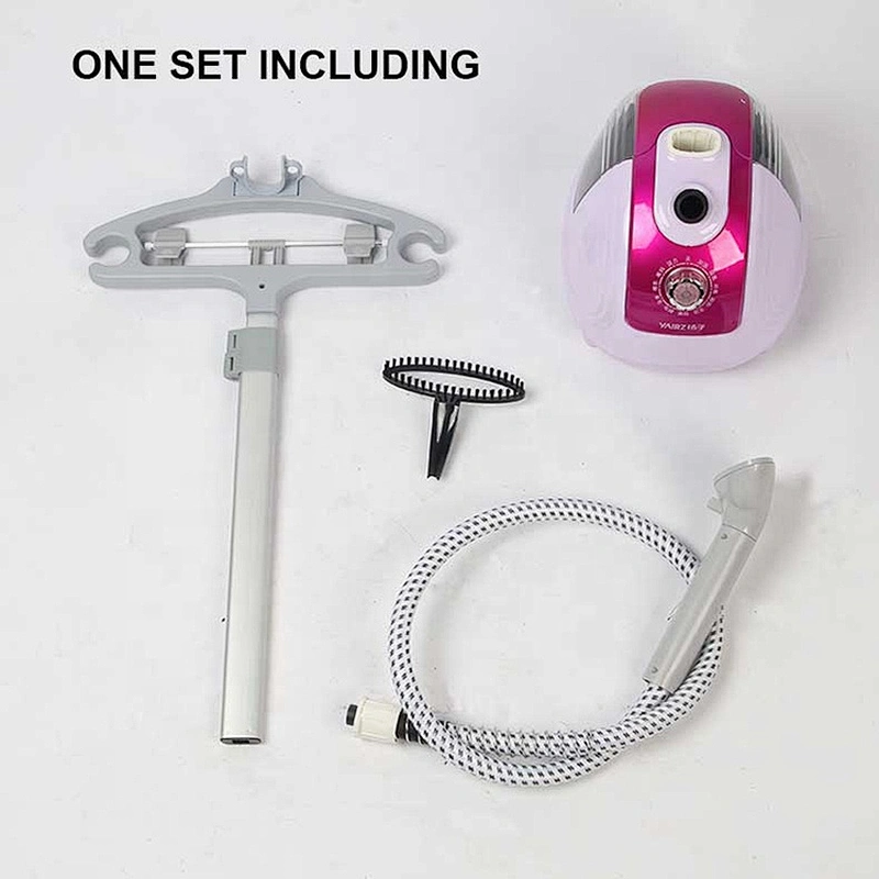 Three Sections Single Pole Standing Popular Facial  Garment Steamer Iron With Steam Brush
