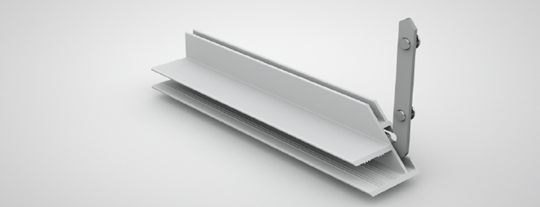Fabric flashing light box Aluminum
