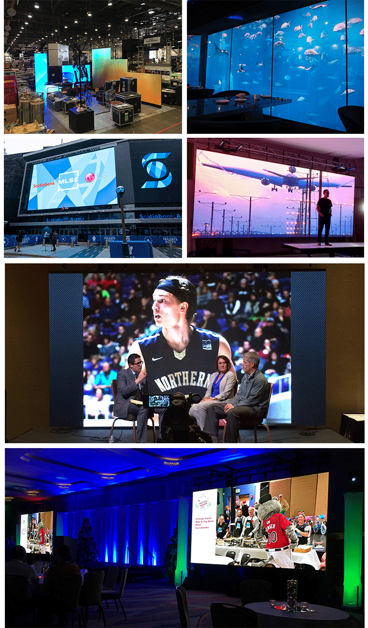 OUTDOOR FULL COLOR LED MODULE Applications
