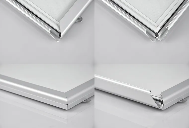 Slim light box sl25e detail