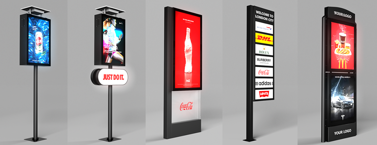 outdoor standing light box