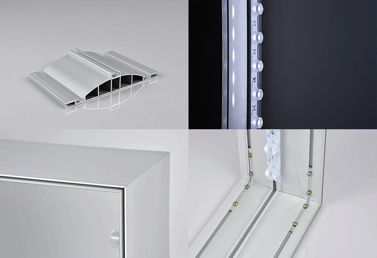 Standing tension Fabric Light Box