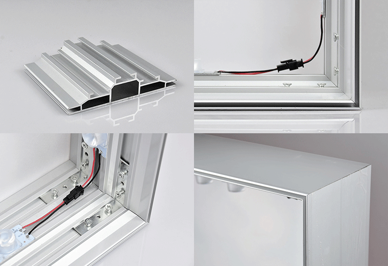 double side tension fabric light box
