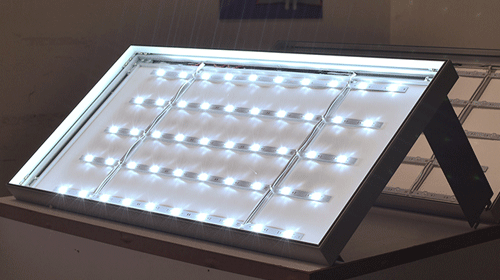 tension fabric light box