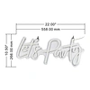 led let's party