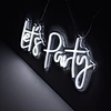 led let's party neon sign