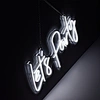 let's party neon sign