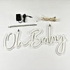 led oh baby neon sign