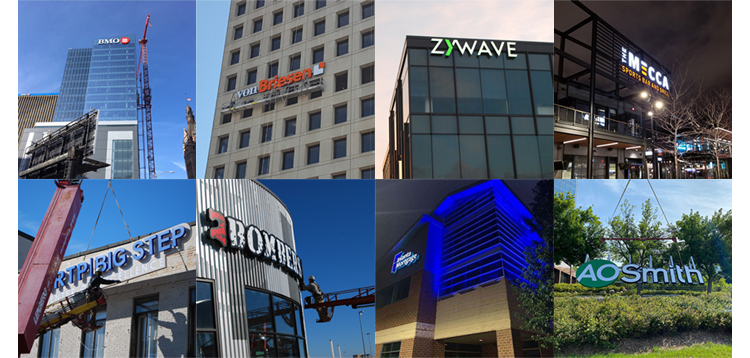 Large Outdoor Luminous Signboard