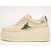 High top woven surface fashion women's shoes casual shoes, thick sole five-pointed star shoes