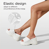 beautiful platform slippers and sandals