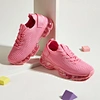 Peach Red Black Fly Knit Pure color School Sneakers