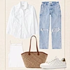 white sneakers