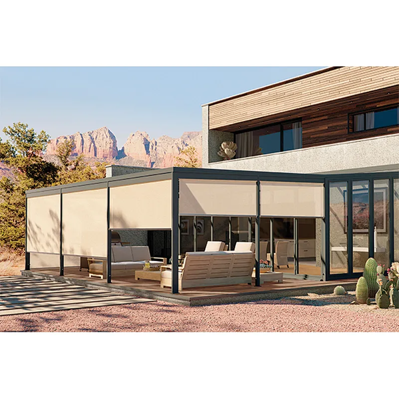 Outdoor Windproof Roller Blinds