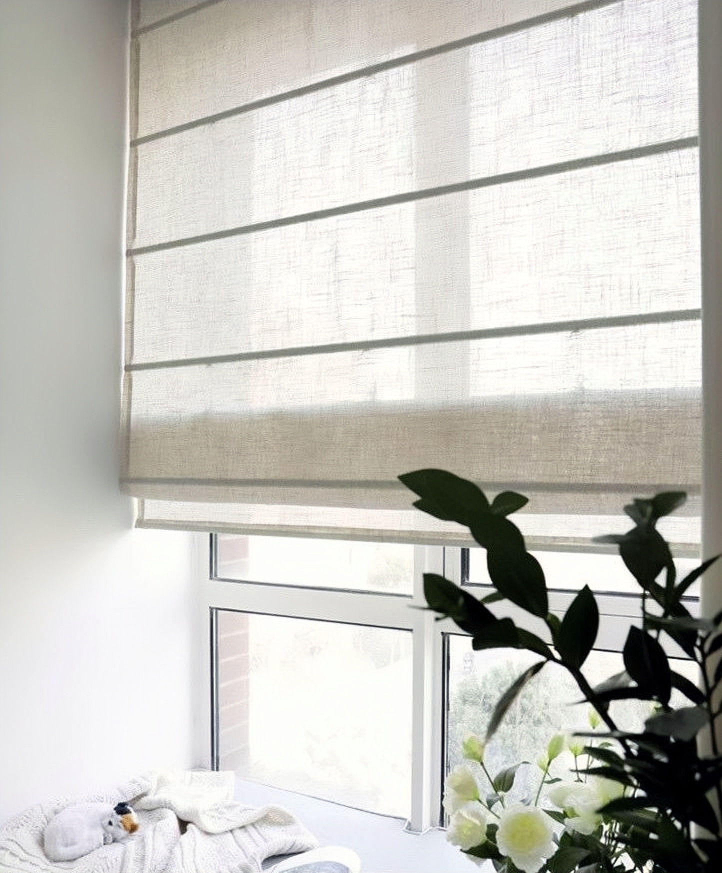 commercial roman shades