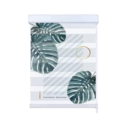 Botanical animal print shades custom soft 3d printing roller blinds printed zebra blinds