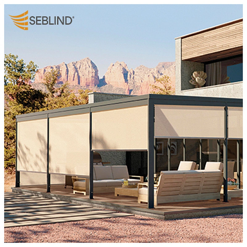 Outdoor Windproof Roller Blinds