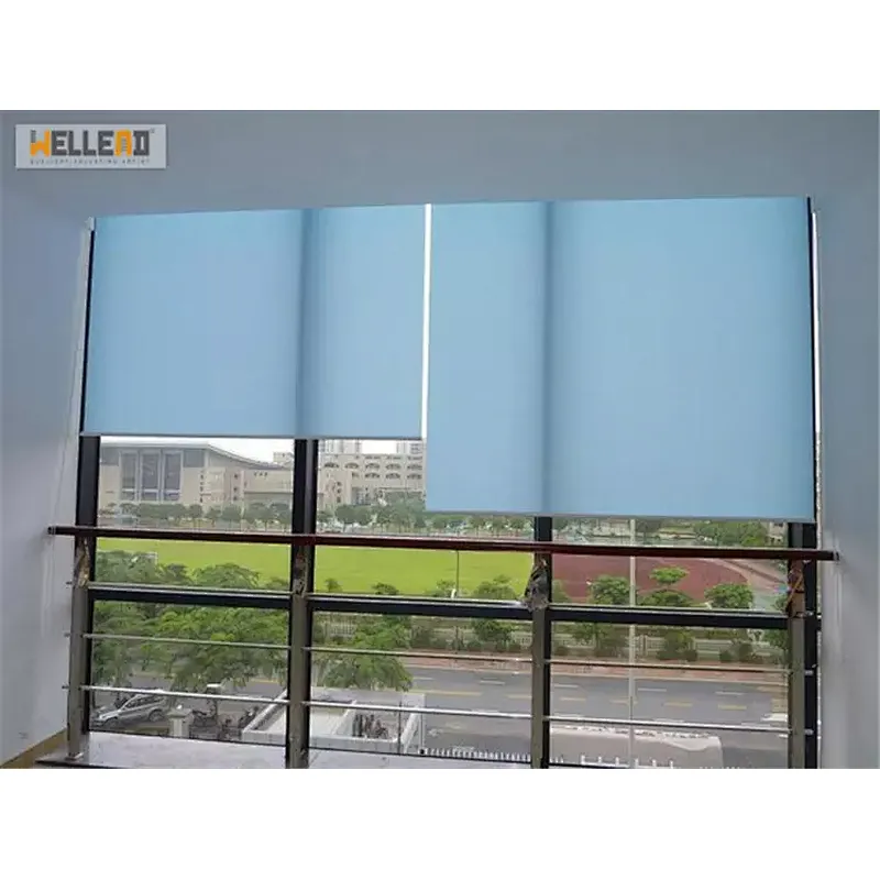 naco jalousie double curtain roller blackout roman style curtain blind