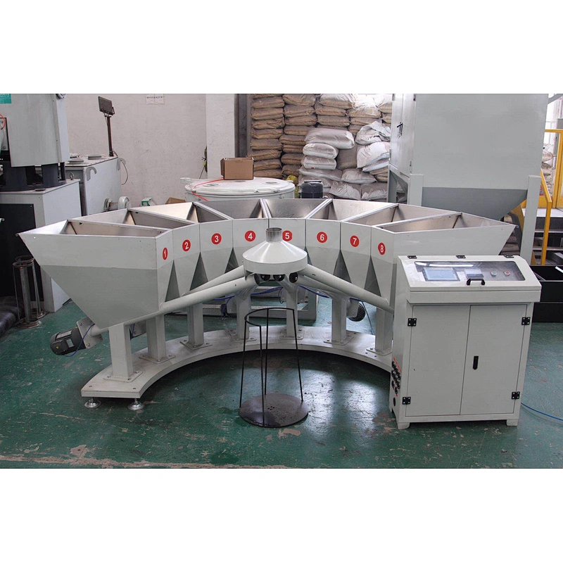 Máquina automática de pesaje de materiales de PVC