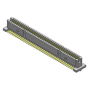 Pin pitch 1.00mm double row female chassis board-to-board series connector 42p vertical to PCB board SMT soldering