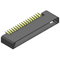 Pitch 1.27mm male chassis double row 2*34Pin frame port connector vertical PCB board (through hole)