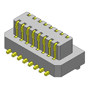 Pin pitch 0.80mm double row female chassis board to board series connectors (4p-25p) perpendicular to the PCB board SMT solderin