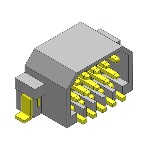 Pin pitch 1.00mm double row male chassis board to board series connectors (3p-15p) perpendicular to the PCB board SMT soldering