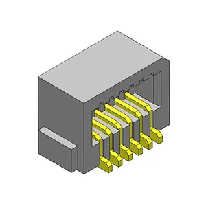 Pin pitch 0.80mm double row female chassis board to board