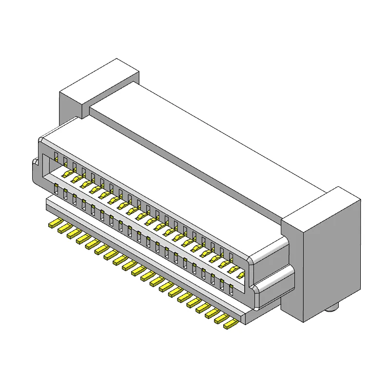 Pitch 0.80mm female chassis dual row 2*20Pin board-to-board connector vertical PCB (SMT)