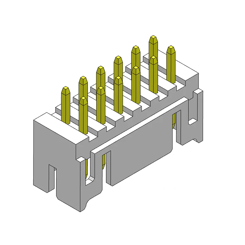 Pitch 2.00mm Male Connector Terminal 180°