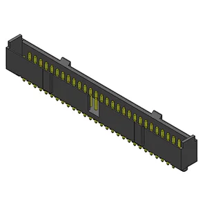 Pitch 2.00mm male chassis double row 2*28Pin frame port connector vertical PCB board (through hole)