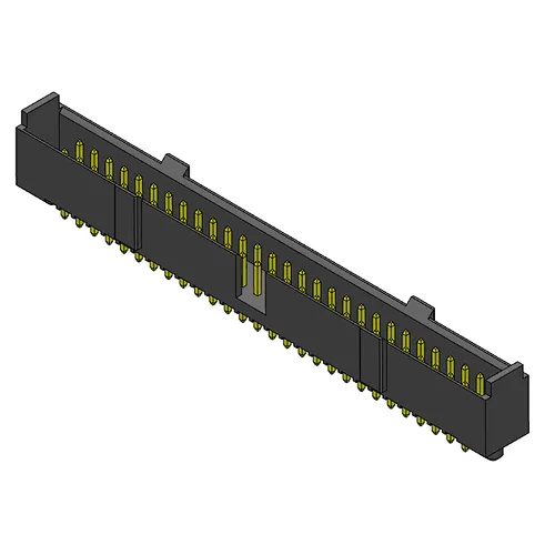 Pitch 2.00mm male chassis double row 2*28Pin frame port connector vertical PCB board (through hole)