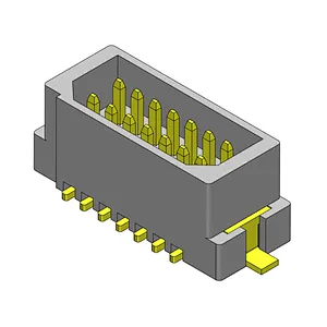 Pin pitch 1.00mm double row male chassis board to board series connectors (3p-15p) perpendicular to the PCB board SMT soldering