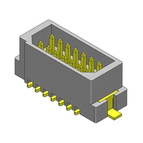 Pin pitch 1.00mm double row male chassis board to board series connectors (3p-15p) perpendicular to the PCB board SMT soldering
