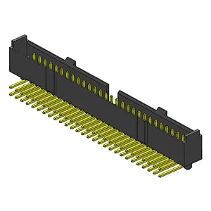 Pitch 3.30mm male chassis dual row 2*6Pin frame port connector parallel to PCB board (through hole)