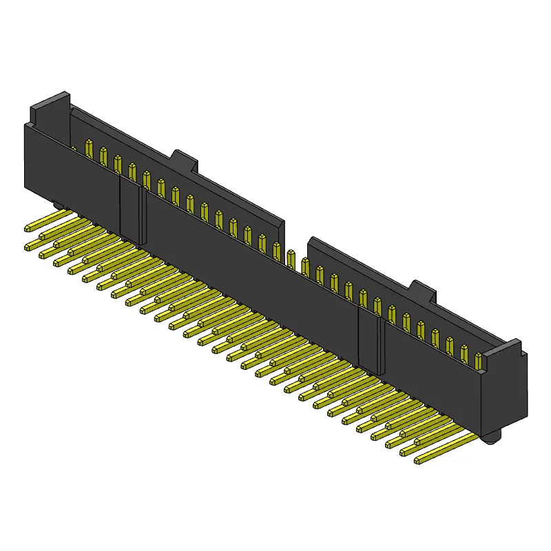 Pitch 3.30mm male chassis dual row 2*6Pin frame port connector parallel to PCB board (through hole)