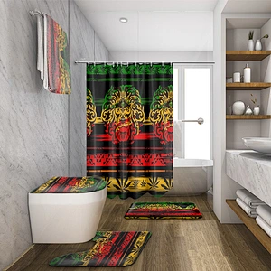 toilet curtain sets waterproof ethiopian custom printed shower curtain sets bathroom curtains